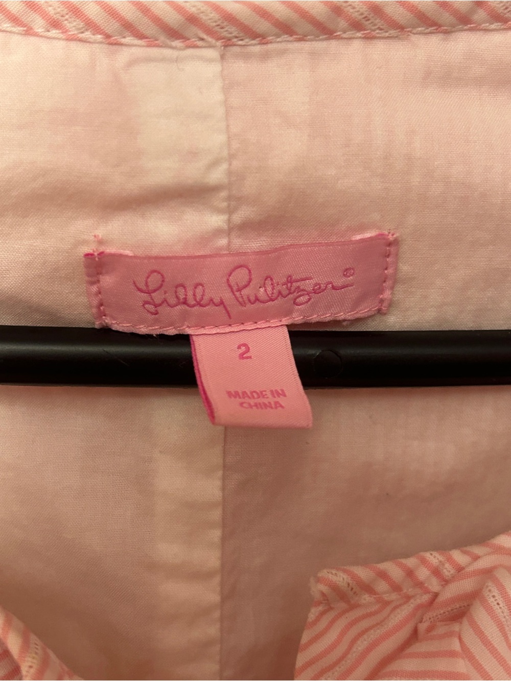 Lilly Pulitzer Adalee Shift Dress size 2 pink /white - Picture 4 of 7